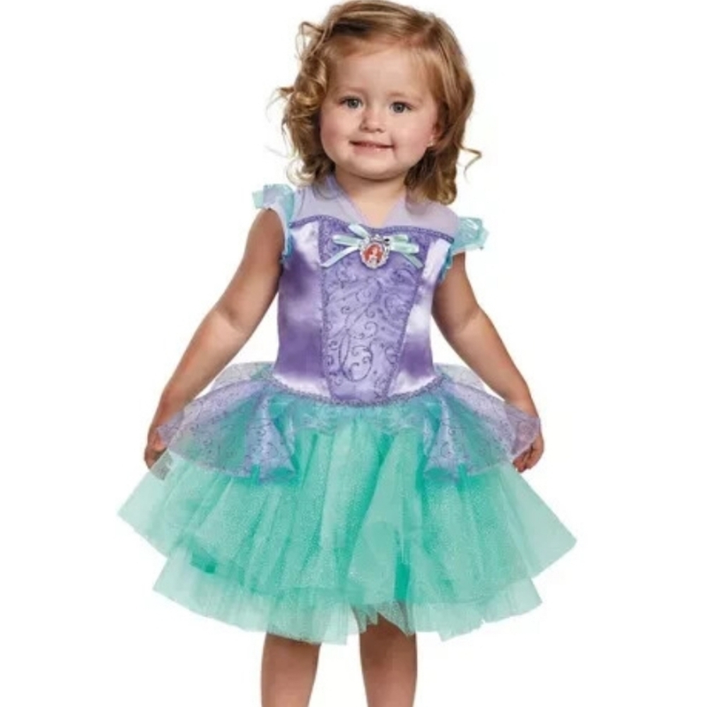 Disguise Disney Baby Ariel Costume Size 6-12 Months